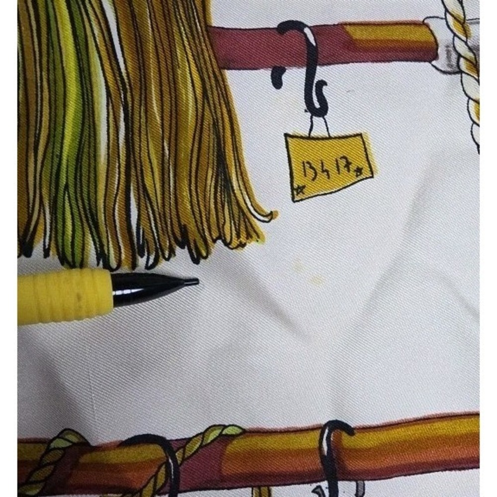 Hermes Silk Scarf: Passementerie - Picture 7 of 9